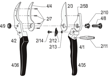 FELCO 4 Standard Hand Pruning Shear