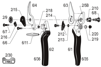 FELCO 6 Compact Hand Pruning Shear